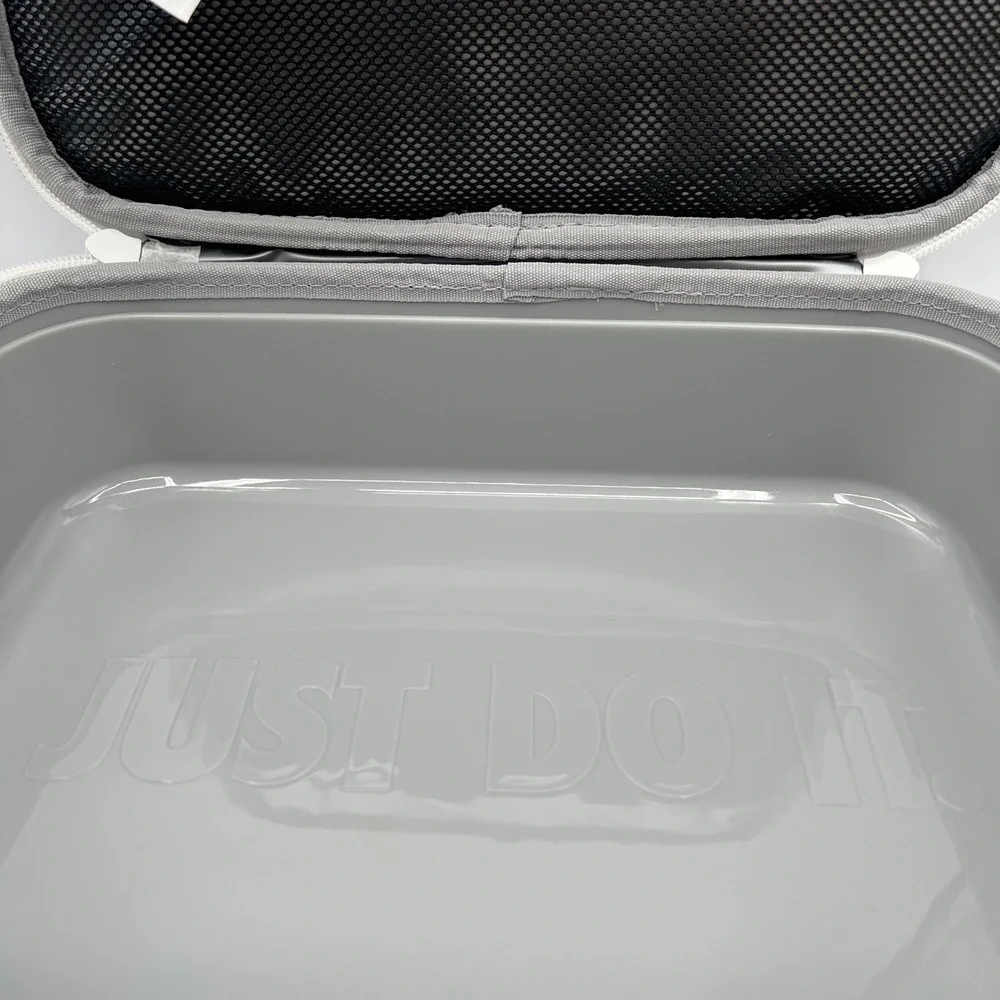 Nike Hard Shell Lunch Box White Multi Logo Print 9A2929-W4H NEW
